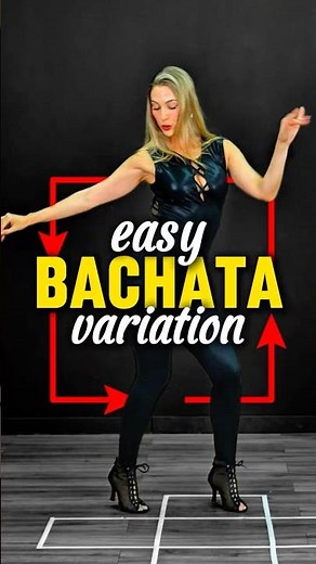 Bachata Basic Step! 💃🏼 Bachata Variation Square Step Dance Tutorial For Beginners Basic Steps