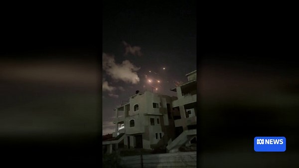 Hundreds of missiles fired from Iran at Israel