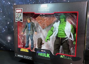 Custom Action Figures of Lou Ferrigno and Bill Bixby