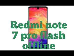 Redmi note 7 pro flash offline by chimera tool
