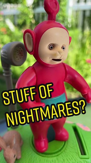 Uh oh. #po #teletubbies #teletubbiesflashback #90sflashback #memoryunlocked #90s #poteletubbies #teletubbiestoys #teletubbiesbank #coinbank