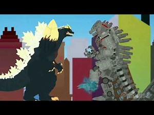 Spacegodzilla vs Mechagodzilla | Drawing cartoons 2 | Battle | Animation