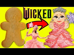 Wicked Movie Glinda Gingerbread Man Cookie Decoration DIY