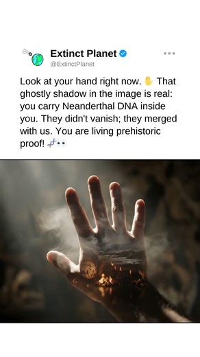 You have Neanderthal blood and don't know it! 🩸 #prehistoriclife #surprisingfacts #survival xyz