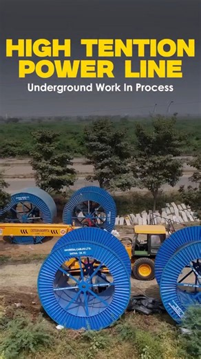 Amaravati Capital Updates on Instagram: "🔥 Amaravati Growth 💹 Day by Day 🔥 ⚡️ HIGH TENTION POWER LINE Underground Work In Process In Amaravati ⚡️ • 220 KV Power lines • 450 Meters Works Is Going On Near E3 & N17 Junction #Apcrda #Amaravati #AndhraPradesh #ShaikNayeemPasha #AmaravatiCapitalUpdates @prajarajadhani"