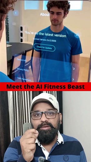 This AI Smart Home Gym Will Replace Your Trainer 🤔 | #shortsfeed #viralvideo