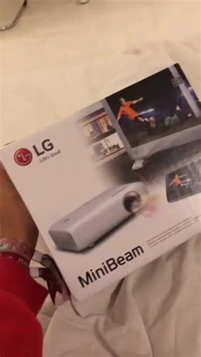 Bring your movie nights to the next level with this cool #projector! 🎥🍿 #movienight #techtip #netflix #fyp #razrfit (video cred: @malaikawauters)