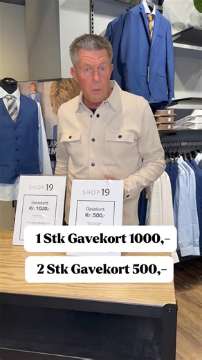 👔 KONFIRMAND 2026 – VIND TILSKUD TIL KONFIRMANDTØJET! Skal jeres søn konfirmeres i 2026? Så kom forbi Shop19 Frederiksværk 🎉 ✅ Udfyld navn mail i butikken ✅ Deltag i lodtrækningen om et gavekort til konfirmandtøj 📅 Senest 1. februar 📍 Shop19 – Frederiksværk Vi hjælper med at finde det helt rigtige look – i god tid og uden stress 🙌 | I NOORD