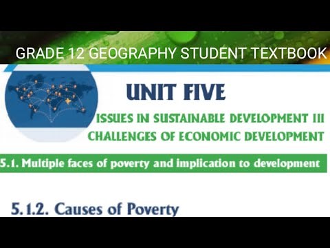 geography grade 12 unit 5 cause of poverty.