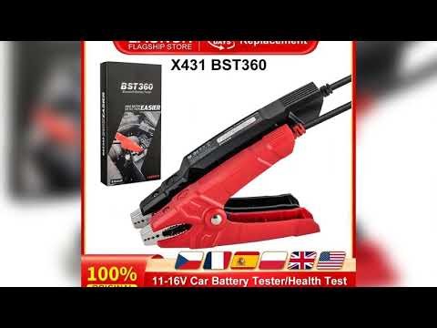 A must-have product #LAUNCH BST360 Bluetooth Battery Tester 11V 16V Car Motorcycle Battery Analyze