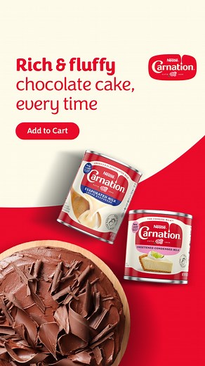 2.7K views · 15 shares | The secret to a rich and fluffy chocolate cake this holiday season is Carnation Evaporated Milk! ❤️ | Carnation Milks | Facebook