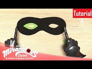 Miraculous Ladybug🐞 DIY Cat Noir Mask and Ear | During Quarantine Lockdown