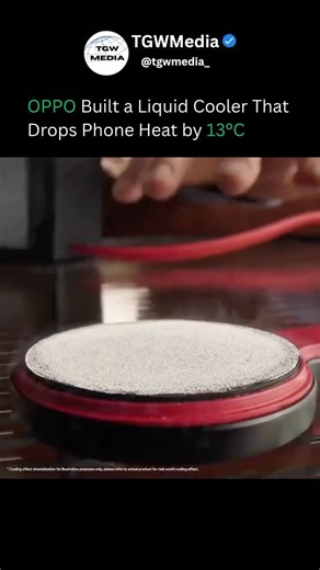 TGW Media 🗞️ on Instagram: "Mobile gaming pushes phones to the limit, and overheating kills performance fast. OPPO’s answer is not software tricks. It is hardware. The OPPO 45W Liquid Cooler is a magnetic cooling system that actively pulls heat away from the device. When wireless charging is turned off, it can reduce temperatures by up to 13°C during long gaming sessions. It also doubles as a 10W wireless charger, meaning one device handles power and cooling at the same time. Thanks to its magn