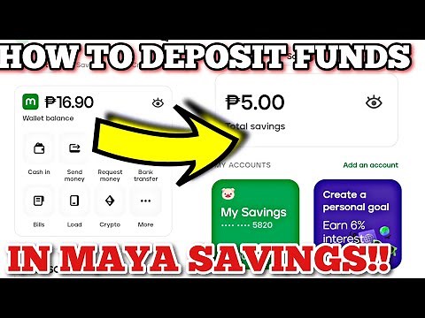 How To Deposit Maya Savings(Maya Wallet to Maya Savings).....