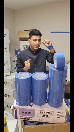 Blue Masking Tape for Indoor and Outdoor Projects