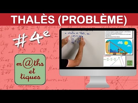 Solving a problem using Thales' theorem - Fourth