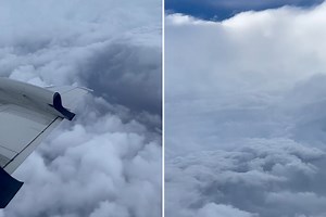 Stunning video inside eye of Hurricane Ida taken by P-3 aircraft