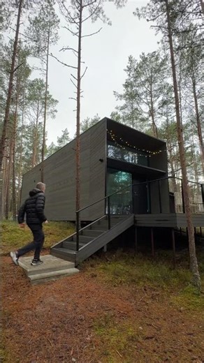 Inside a 492 square foot Nordic Prefab Home with a Loft #hometour