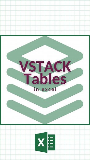 CheatSheets | VSTACK Tables in Excel‼️ 🗂️ Don’t forget to save this post! 🧑‍🏫 Get your FREE Excel templates with the link in our bio! 📚 Show up to... | Instagram