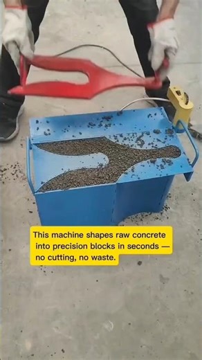 This Concrete Block Pops Out Perfect Every Time… #construction #satisfying #shorts