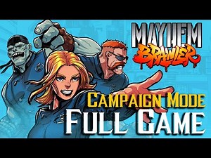 Mayhem Brawler PS4/PS5 Campaign Mode Gameplay Walkthrough Part 1 FULL GAME 1080p