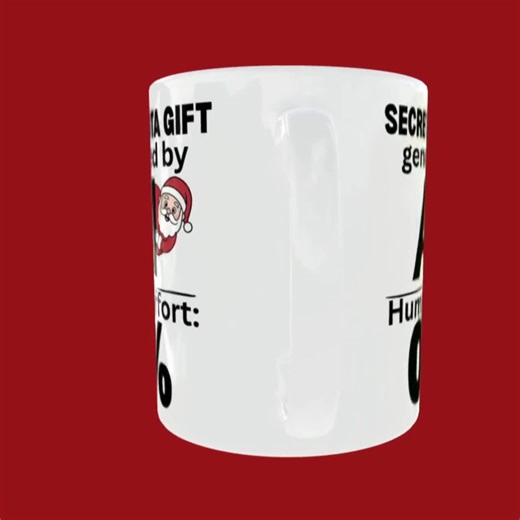 Ai-generated Secret Santa Mug: Funny Christmas Gift for Colleague - Etsy