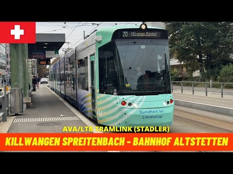 Cab Ride Killwangen→Zürich Altstetten (Aargau Verkehr AG, Switzerland - Oct. 2025) driver's view 4K
