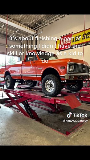 Backstory, had a 1968 C20 327 turbo 400 factory AC power steering. Rust was absolutely horrible tried welding rockers and floors it was just so much put everything in a container and it got stolen bought my 72 K20 to build in the meantime found it on Facebook got it back , cab is useless but the heart is amazing