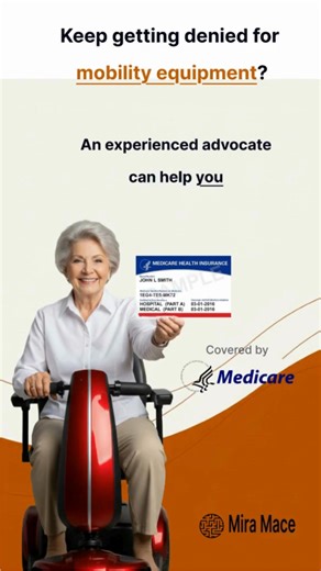 Have the red, white, and blue card? Getting your mobility equipment approved by Original Medicare shouldn't be a fight, but it often is. A denial letter can feel like a dead end, leaving you feeling stuck and helpless. You don't have to navigate this complex system alone. Our advocates are true experts who know the Medicare system inside and out. They specialize in overturning denials for scooters, walkers, and other essential equipment. We take the entire burden off your shoulders—handling the 