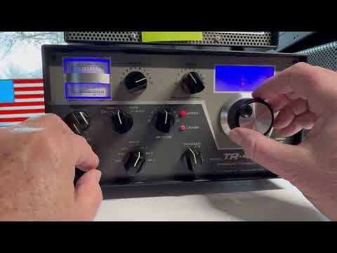 Drake TR-4C receive demo on 10 meters