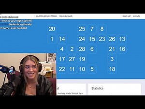 QTCinderella gets high score on human benchmark test