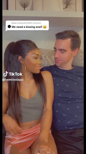 Black women & white men. bwwm couples. #loveknowsnocolour #interracialcouple #mixedcouple #kissing #fyp #viral #couples