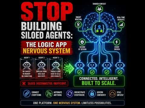 STOP BUILDING SILOED AGENTS: The Logic App Nervous System