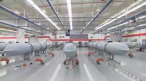 Inside facility where tomahawk missiles are made