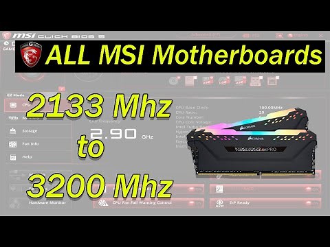 RAM Speed Increase 2133 MHz to 3200 MHz in msi Motherboard || Enable XMP for RAM