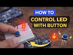 How to make control led with button