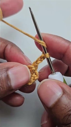 Crochet Stitches: DC, HDC & Chain Tutorial for Absolute Beginners #crochet #bokecrochet #shorts