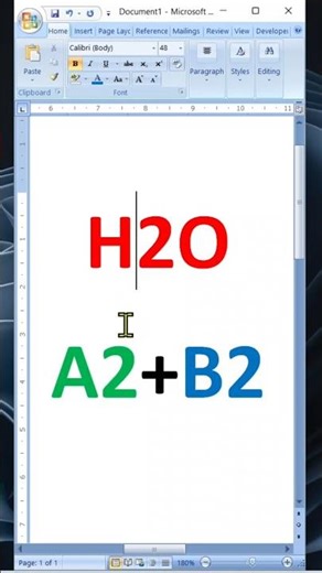 MS Word me Text ko Superscript me Kaise Convert Karein || #new #shorts #amazing #computer #tech #ai