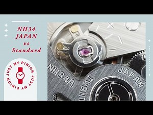 Seiko NH34 Movement Comparison between Japan and Standard Movements