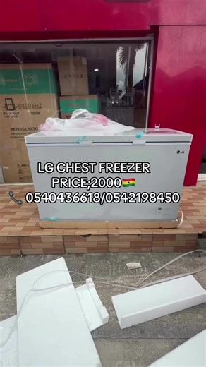 Brand new lg chest freezer #lg #ghanatiktok🇬🇭 #yeji #100k