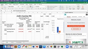 Drilling down to source transactions with Scott's add-in