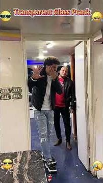 Transparent Glass prank #foryou #funny #prank #funnyvideo #youtube