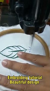 Manual Sewing Embroidery Machine Tutorials, #embedangyeu #embrodering #viralvideo #handbroidery