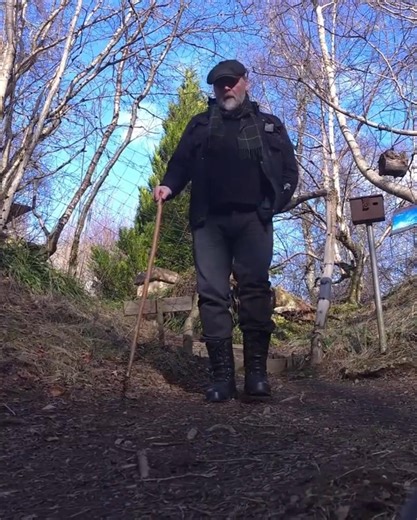 What did he find deep in this Scottish forest?