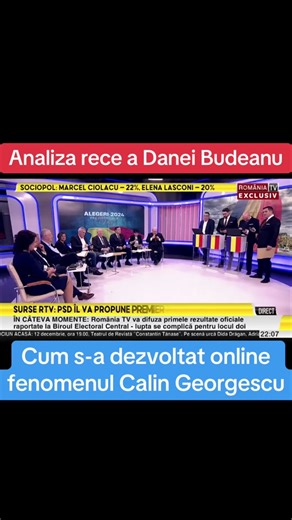 Analiza Danei Budeanu despre fenomenul Calin Georgescu