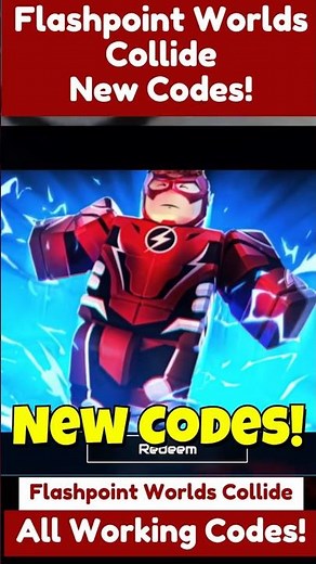 New Flashpoint Worlds Collide Codes - New Codes For Flashpoint Worlds Collide Roblox Codes 2025