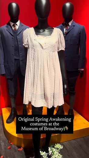 Original Spring Awakening Costumes #museumofbroadway