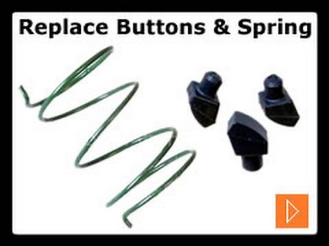 Replacing the buttons and springs on a Driven Pully on a go kart