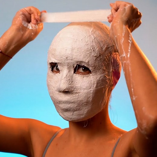 110K views · 645 reactions | Girl made the Scariest Mask of Predator on a base of her body! 﫣 | 5-Minute Crafts | Facebook