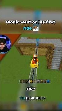 Bionic went on his first ride ⛷️